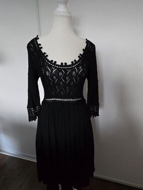 Diane Von Furstenberg Crochet Bodice Midi Dress - Women